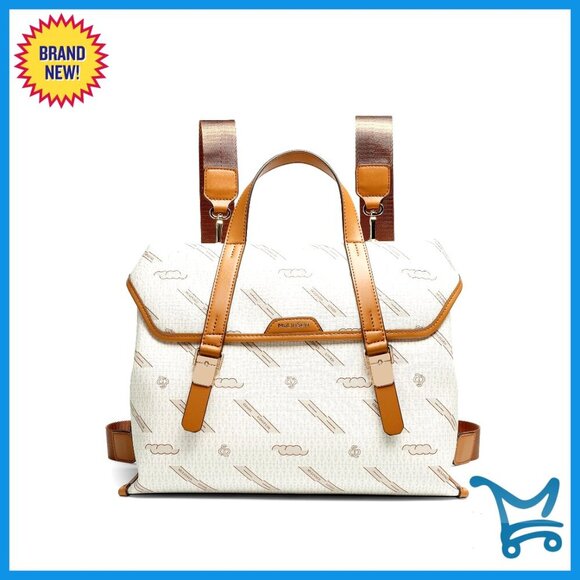 Large PU Leather Backpack Purse Convertible Shoulder Bag Vintage Satchel main image 7